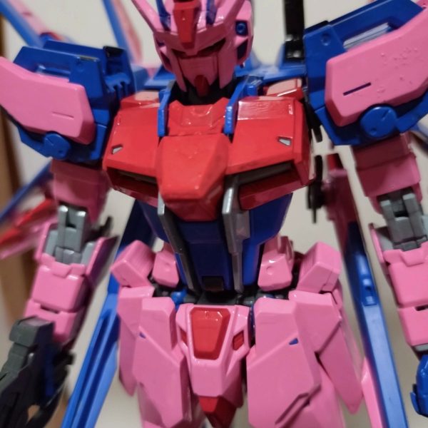 ストライクガンダム、オオトリ装備、versionピンク