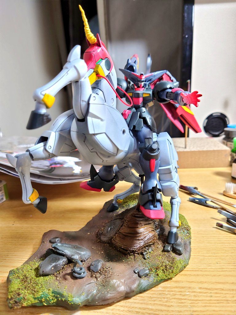 マスターガンダム＆風雲再起–5枚目/制作者：ベアーる