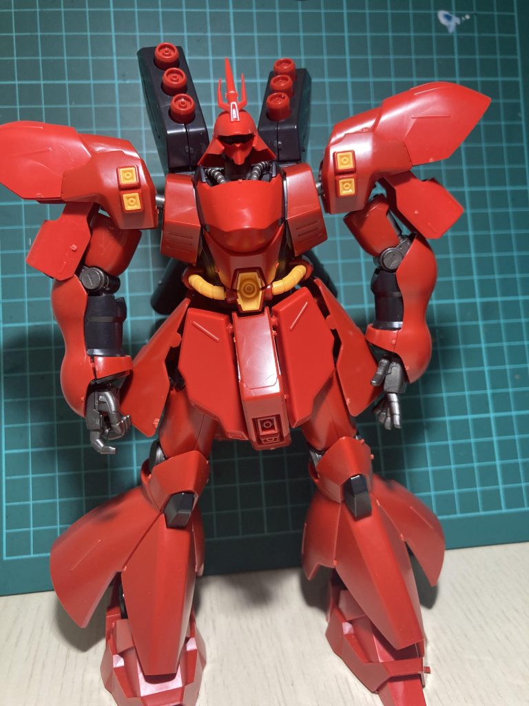 素組は娘（5）がしたため、ゲート跡だらけ