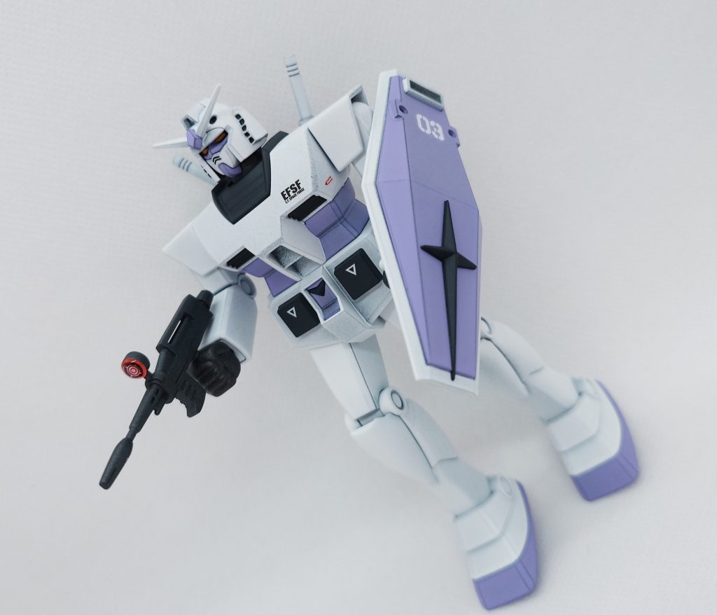 全力のポージングです(gundam-kao5)