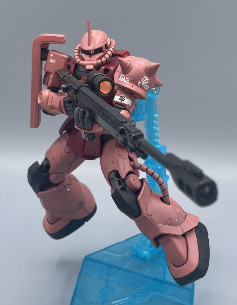 MS用対艦ライフル ASR-78 オリジンのザクと言えば、このライフル。連邦軍のMSが登場するまでは、このライフルで数多の地球連邦艦隊が殲滅させられました。