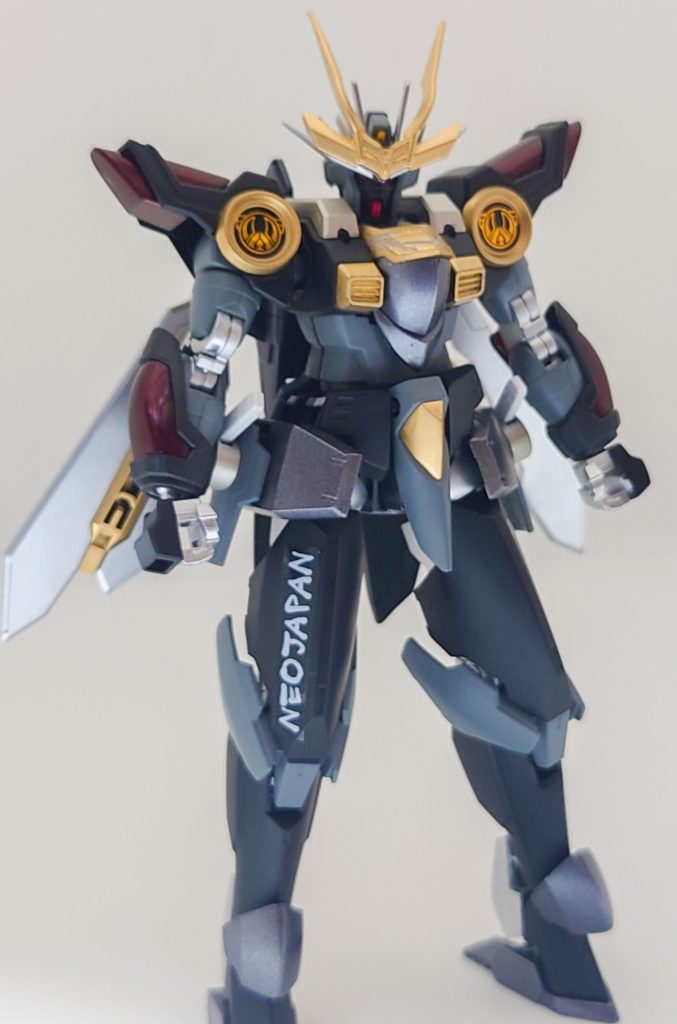 右足の太ももには、ネオジャパン代表である証のマークを入れてみました。