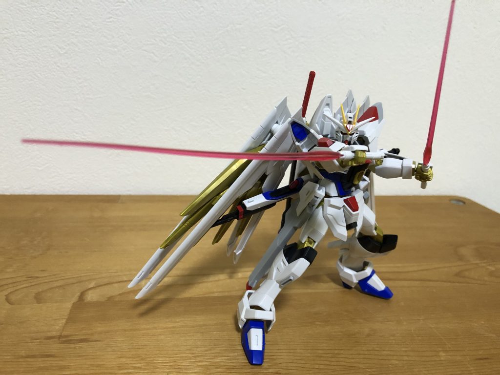 ビームサーベル二刀流。