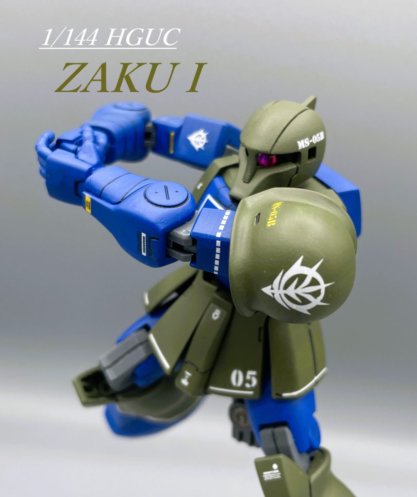 【HGUC】旧ザク【筆塗り全塗装】