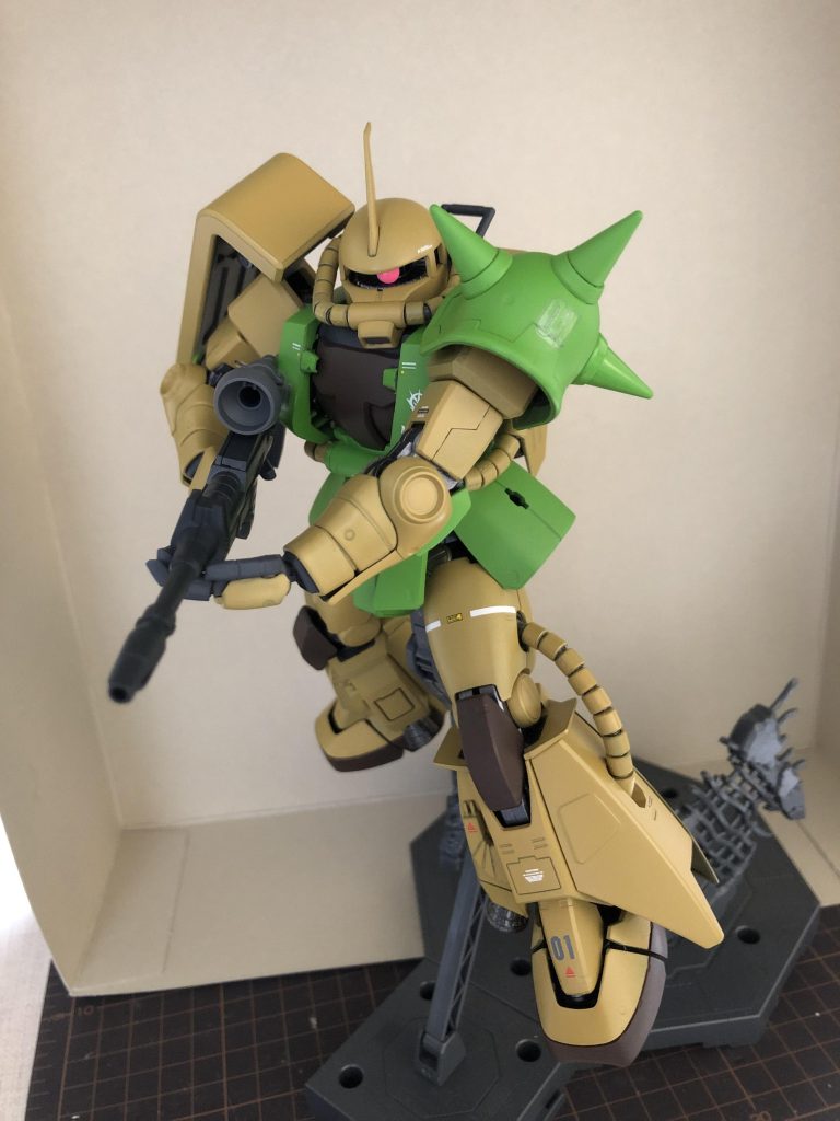 ビームライフルにて試射！