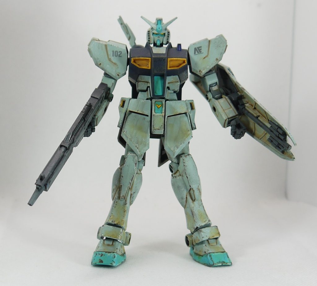 EG 1/144 ガンダム+νガンダム(ミキシング)–3枚目/制作者:junhon