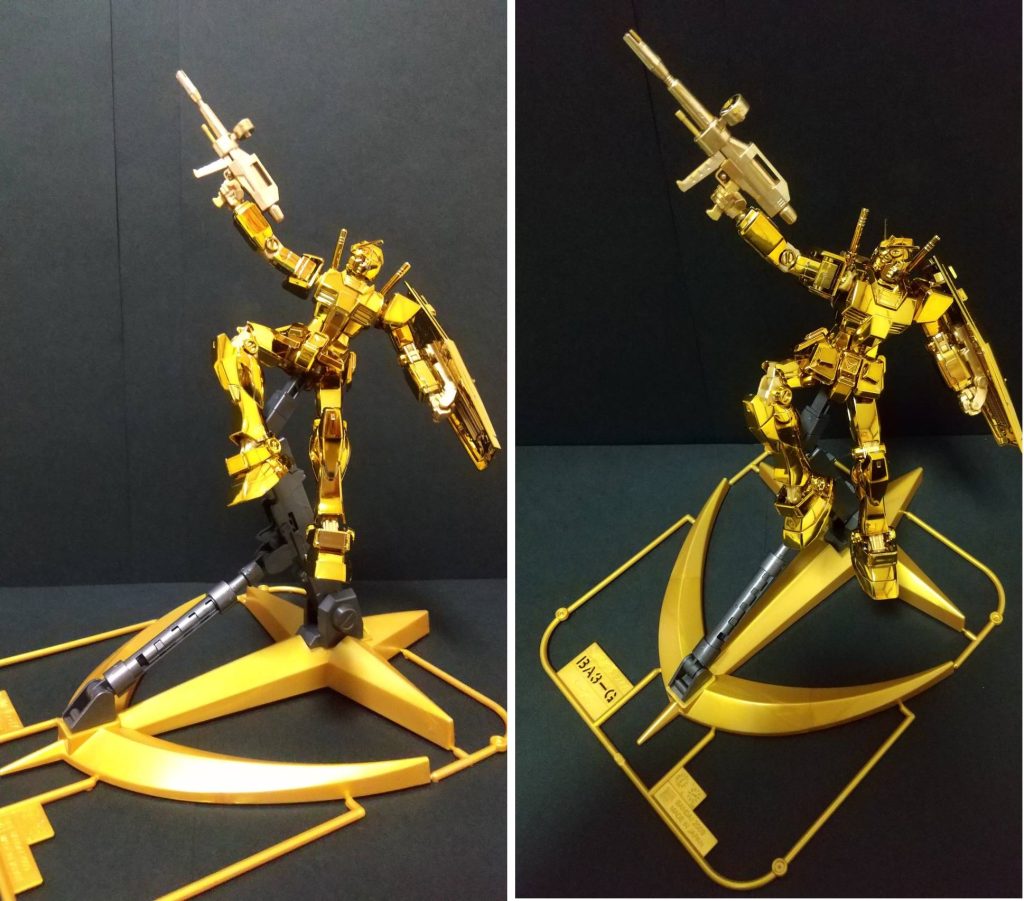 色々なポーズの中で、この体制が何故か好きになった。こんなポーズあったかな？って、思うので、、、ガンダム見直ししてみようかな。