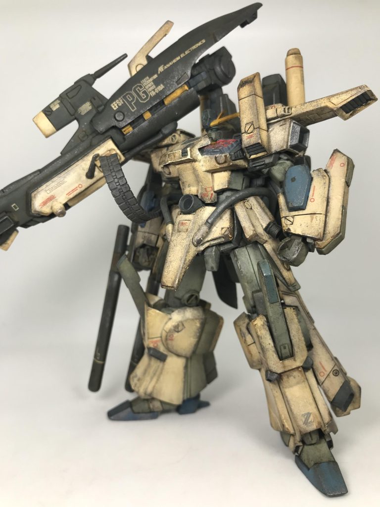20年以上前に購入した…GUNDAM FIX FIGURATION #0005 FAZZを…ヤニ下地のウェザリングで仕上げてみました
