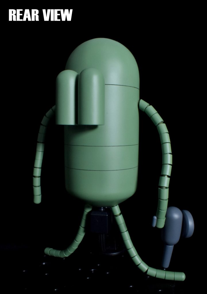 リアビュー手足にワイヤーを使用しているのでぐねぐね動かせます