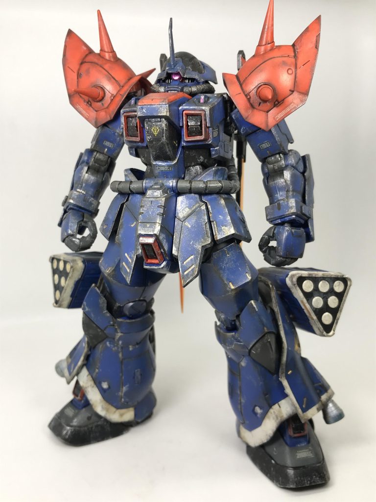 なんと私には珍しく手間のかかった全10工程製作期間8年?※熟成時間を抜いたウェザリング時間は3〜4時間くらい🙄(アマプラでMFゴースト二期を観ながら)