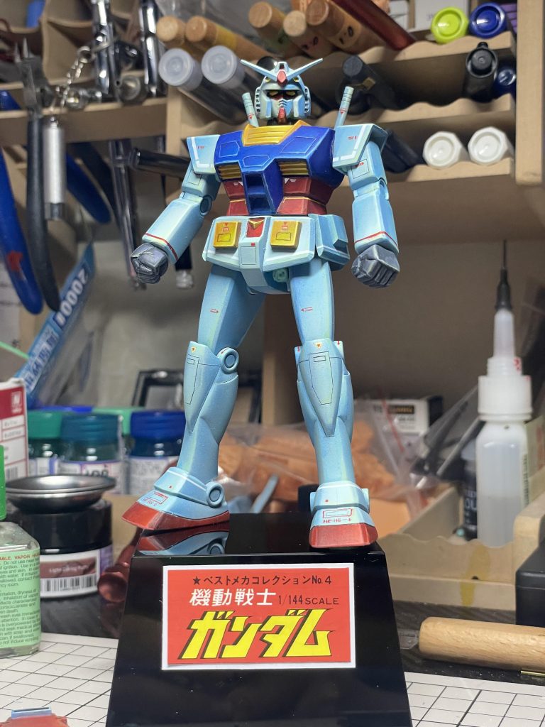 1/144 旧キット   初代ガンダム–4枚目/制作者：@VincentYstudio