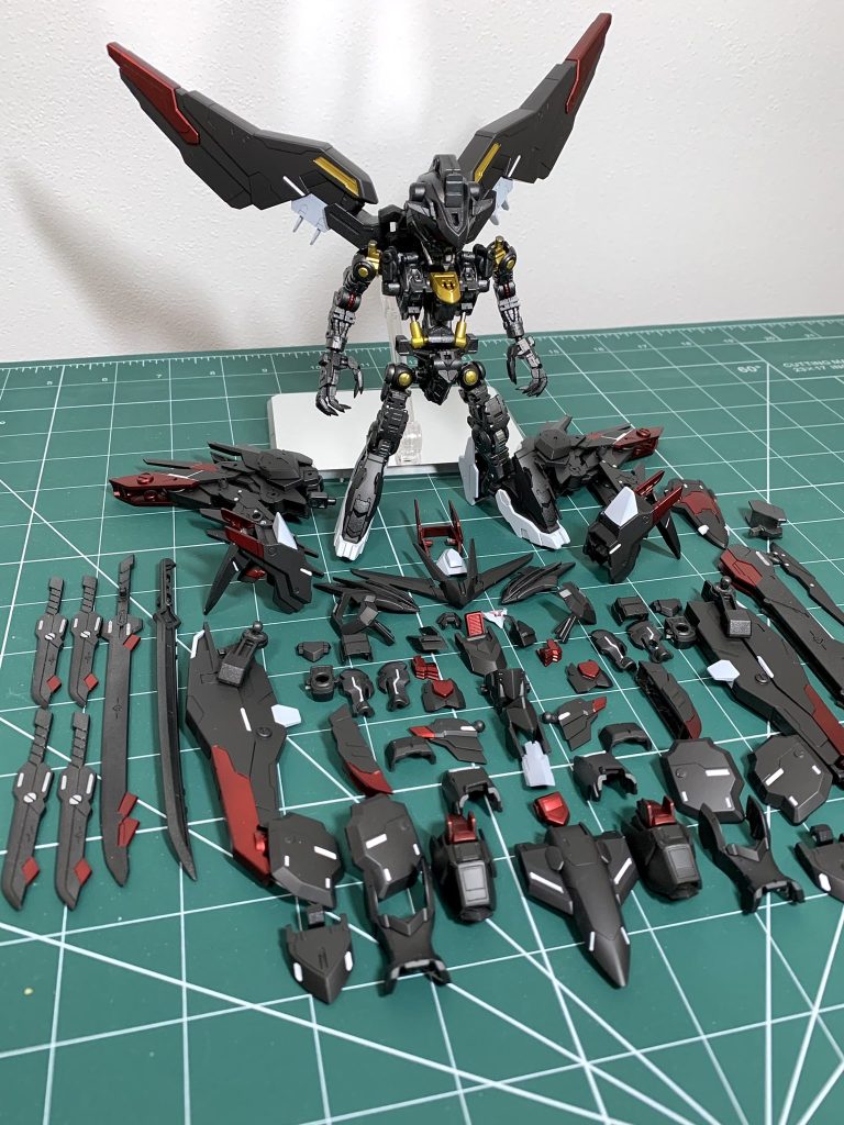 鉄血系はどうしても完成前にこれやりたくなりますw