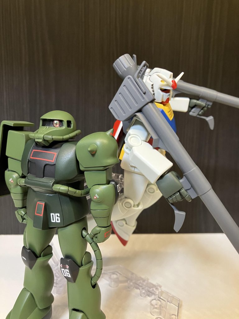 以前作ったザクと