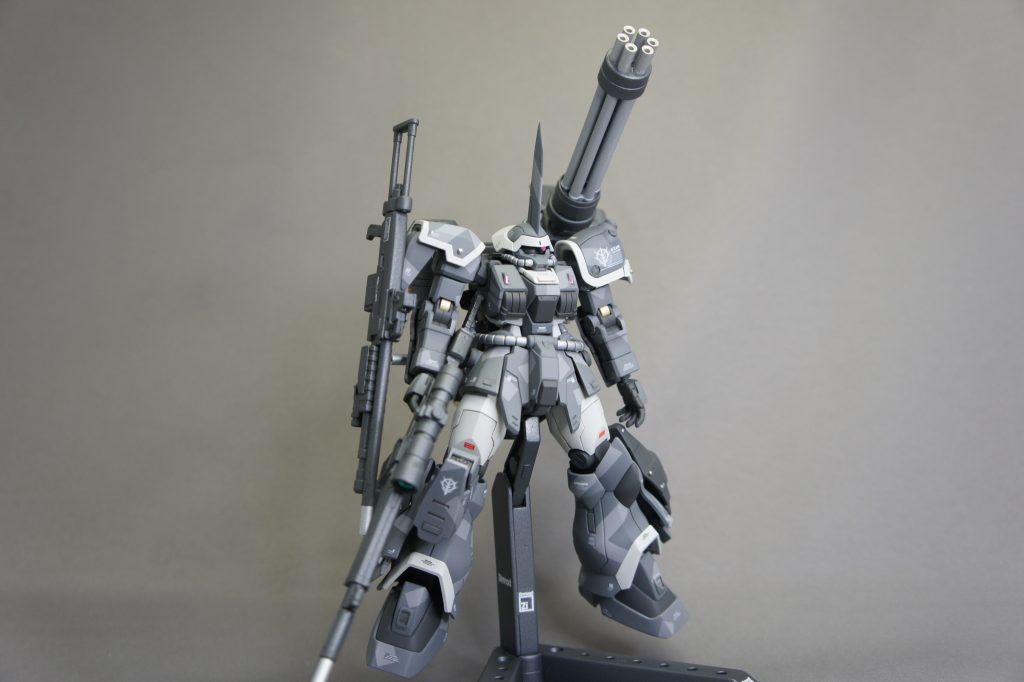 角は新しくプラ板で大型化しました全体はスプリット塗装で仕上げ、各所に金属パーツ入れました