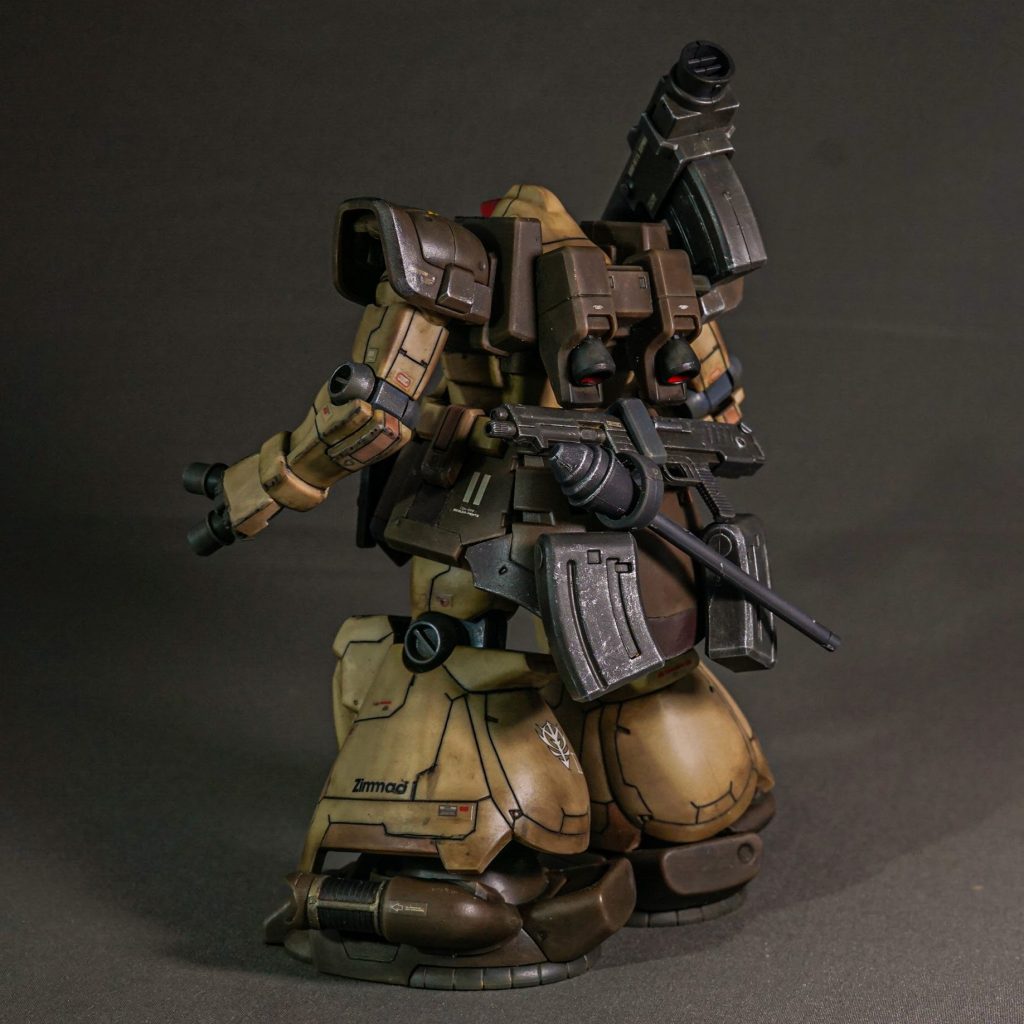 HG MS-09F/TROP ドム・トローペン（ユニコーンVer）–3枚目/制作者：しるばにあ