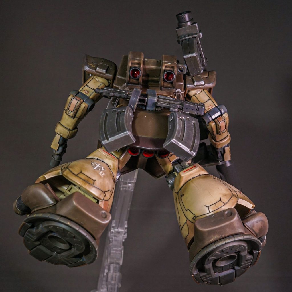 HG MS-09F/TROP ドム・トローペン（ユニコーンVer）–5枚目/制作者：しるばにあ