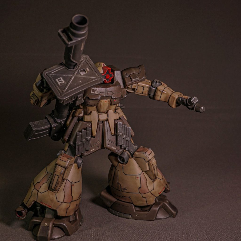 HG MS-09F/TROP ドム・トローペン（ユニコーンVer）–7枚目/制作者：しるばにあ