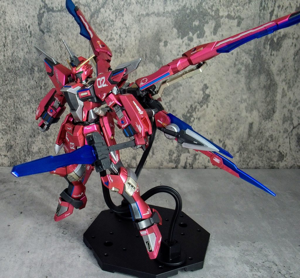 バックパックと合体中！