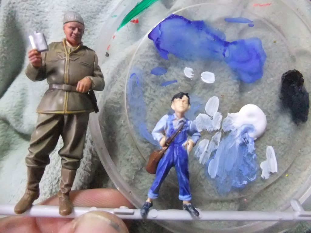 細部を塗り分けていきます。この時点で陰影もつけてあります。