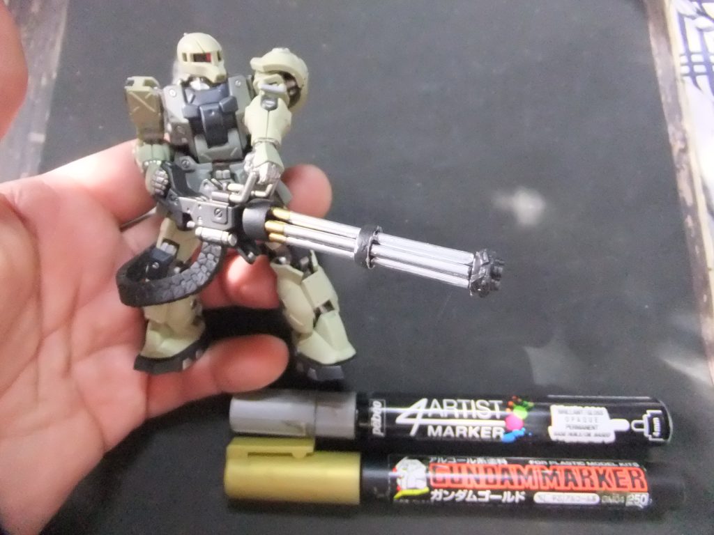 ガトリングガンを着色