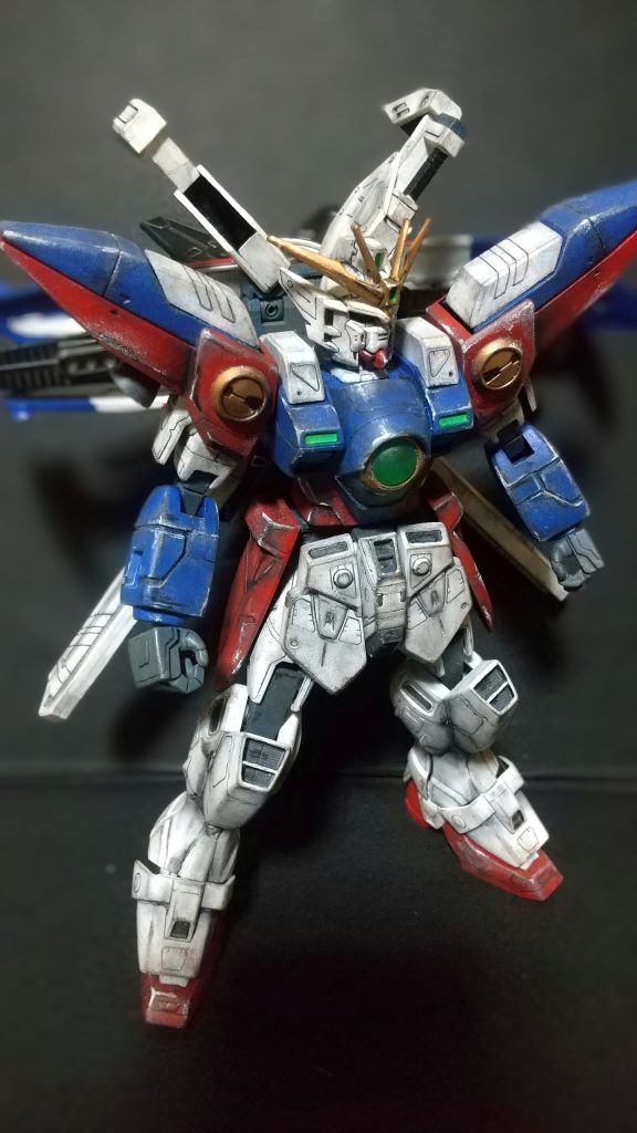 GXディバイダーはゲーム等の影響か荒野を疾走してるイメージなので、適当に汚し塗装しましたあっ手塗るの忘れた