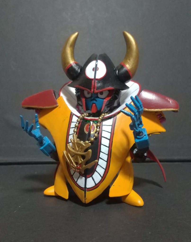 わが腕の中で朽ち果てるがよい…という事で、両手を体の前に持ってきたいがために腕を手に持つという暴挙に ガンダムEz8かな?