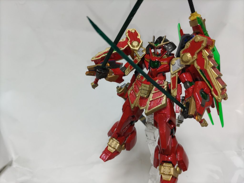 ソードは、メタリックグリーンで塗装しました。