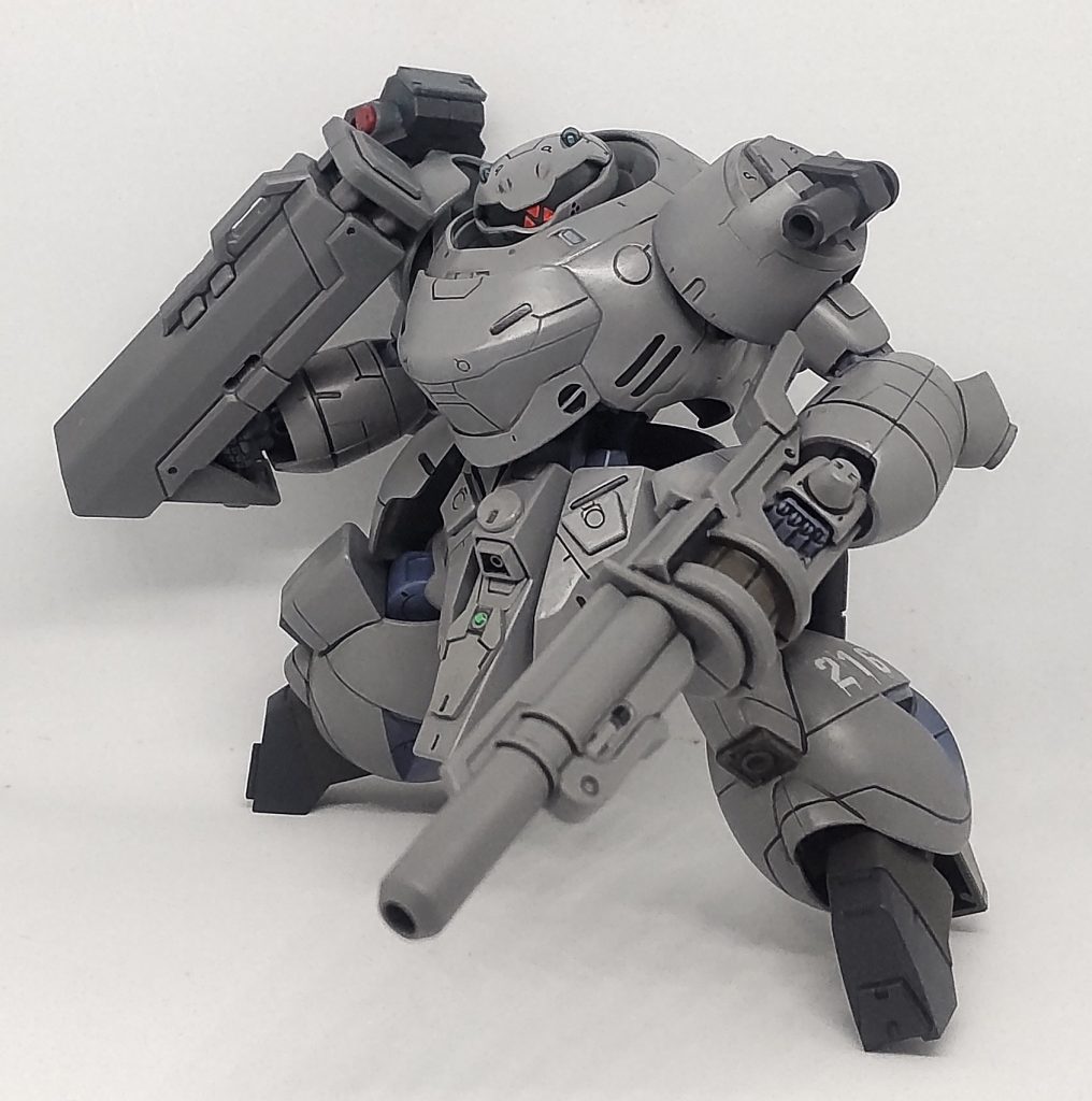 以上、ランドマン・ロディ(216機)[グレイブラッシュ] でした。マン・ロディはそのフォルムから何処か可愛らしさのあるMSだと思ってましたが色を塗り替えたりするだけでこれ程に格好良いMSに化けると思いもしませんでした。