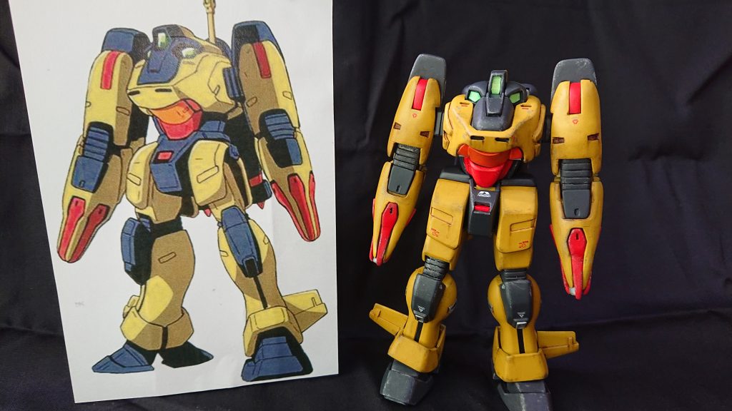 設定画と比べて多少違いはあれどそれなりにドーシート感は出たかな?