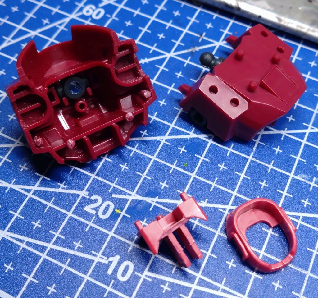 襟の後ハメ加工、見えないからあんまし意味ないかも