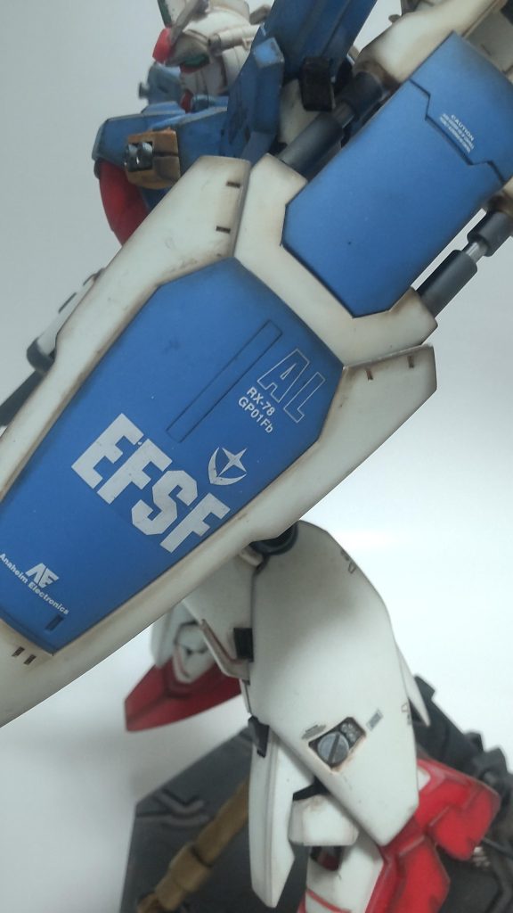 なんか母艦のイニシャルをマーキングするのが流行りらしいので(笑)、アルビオンのイニシャル“AL”をキッチリキメさせて頂きました✨アナハイムのロゴもお約束…w