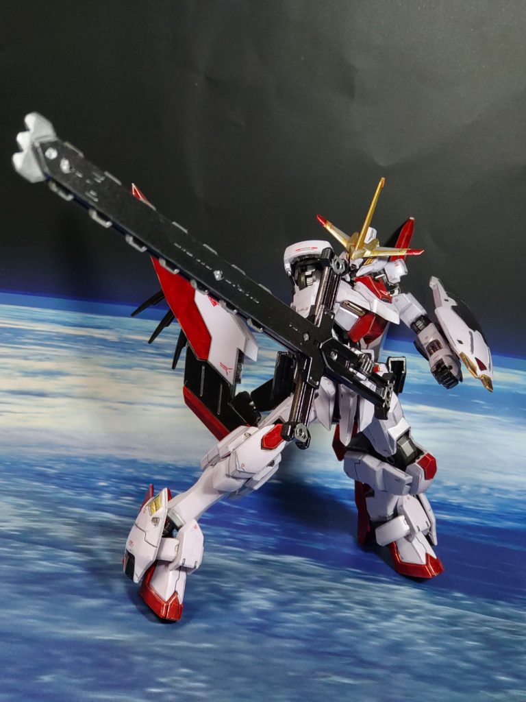 HG ガンダム端白星 第2形態　ウルズハントの主題歌『The Over』に合わせて