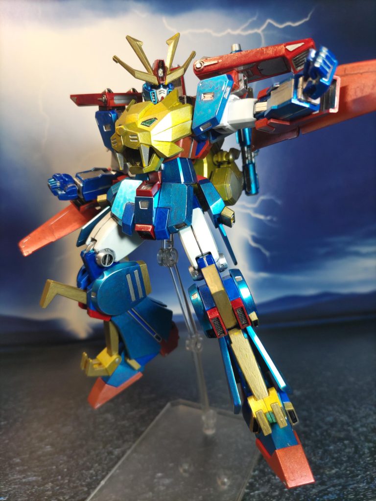 合体完了、最強機動トライオン３❗️❗️さあ、反撃だ❗️