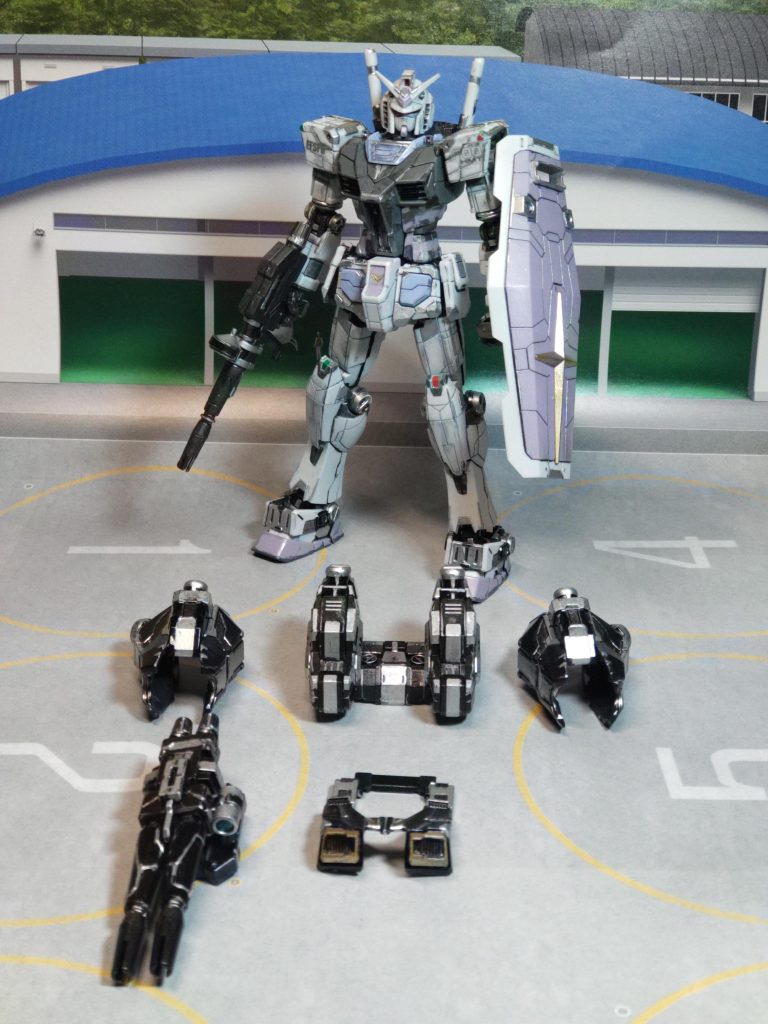 アーマーを外した、G3ガンダムフルアーマーとは違った、また別の趣きがありますねぇ(gundam-kao6)