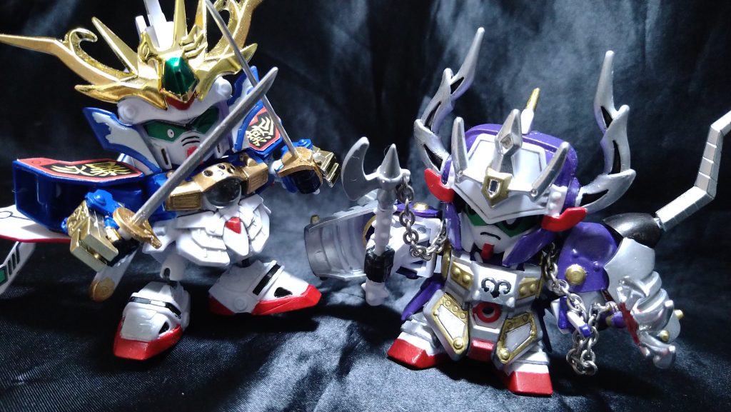 コミックワールドでの戦闘シーン再現！前に上げた武者ボルトは間接改造出来てないので動きあんまり無いけど...