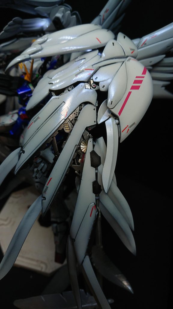 羽パッカーん開けてLED仕込みました