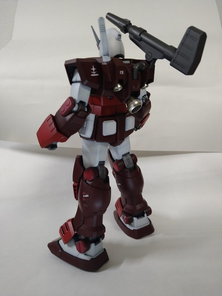 他に比べ背中はスッキリです。