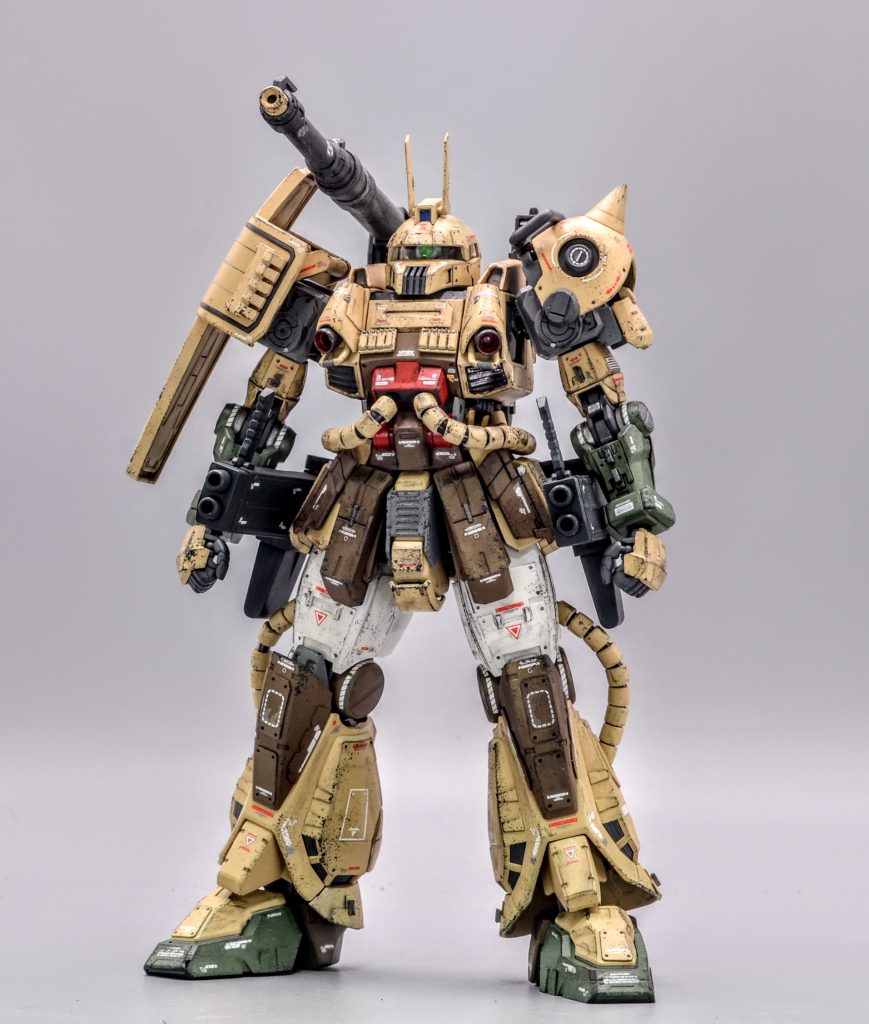 キャノン砲も従来の対空砲タイプではなく、滑腔砲型に換装しました