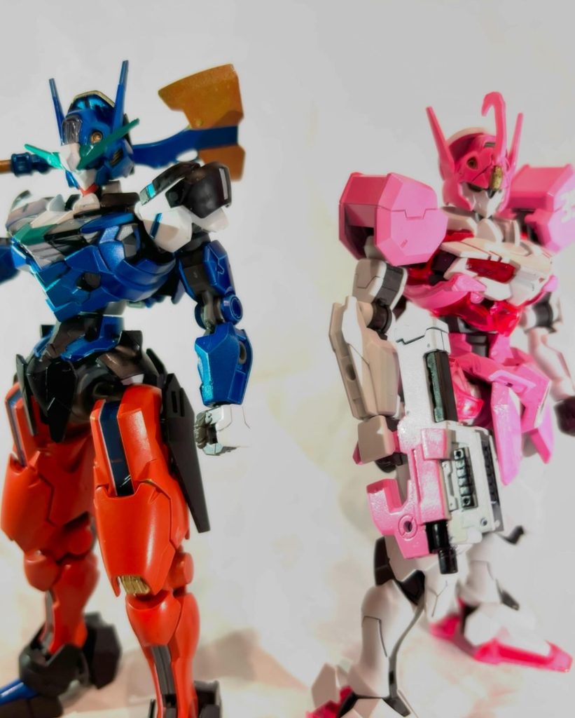 星街すいせい仕様エアリアルも作成しました。これでミコメットの完成や。デュエット曲のシュガーラッシュのモチーフになるように作成しております。