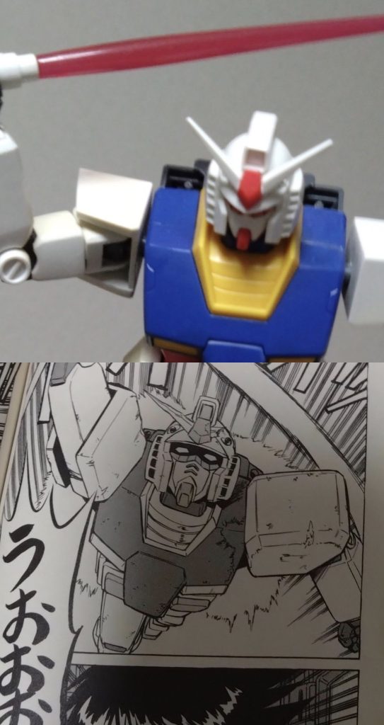 ビームサーベル×2バックパックに装備するガンダムの格闘武器。ALIVEでは、ライフルよりサーベルで戦う描写が多かったです。シーンは2巻のガンダムX戦。