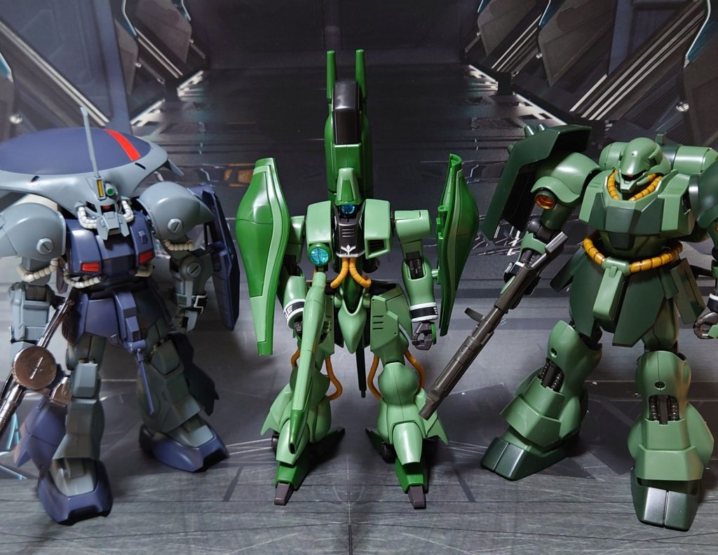 HGUC 1/144 アイザック/ガザC/ギラ・ドーガ(ユニコーンカラーVer.)セット–2枚目/制作者：黒井 響介