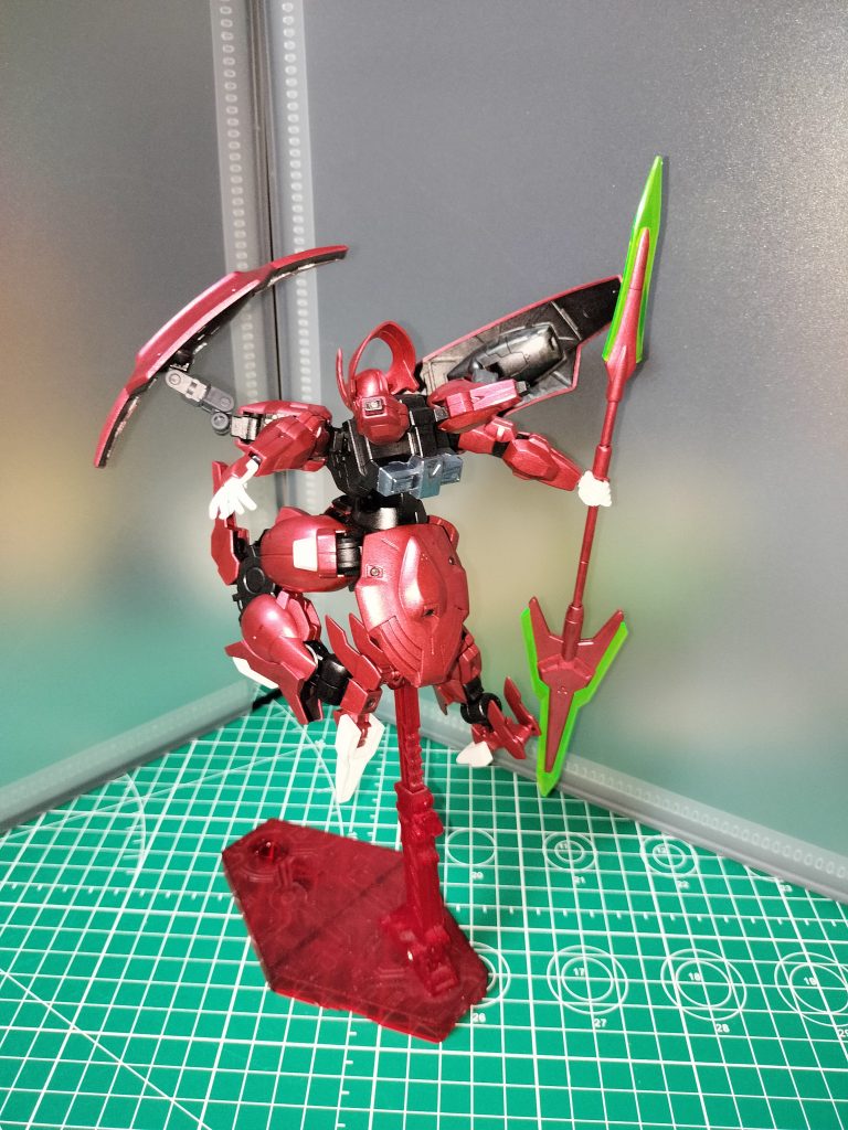 背面。盾裏黒で良かった。