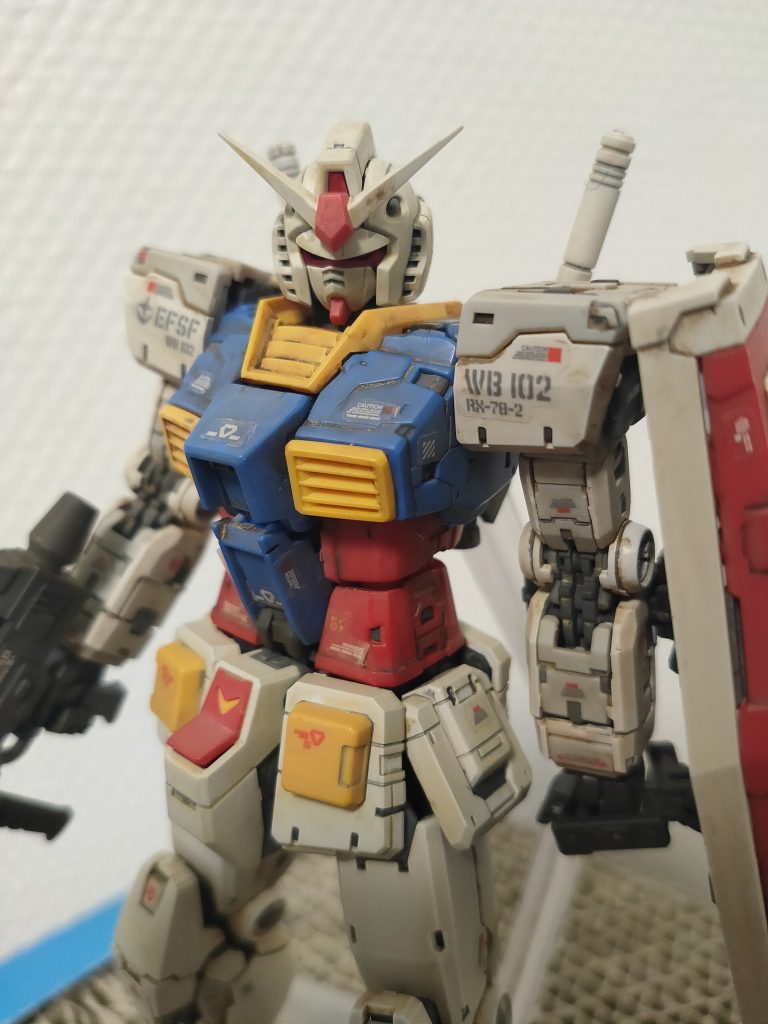 RG RX-78 Ver2.0 無塗装 ウェザリング