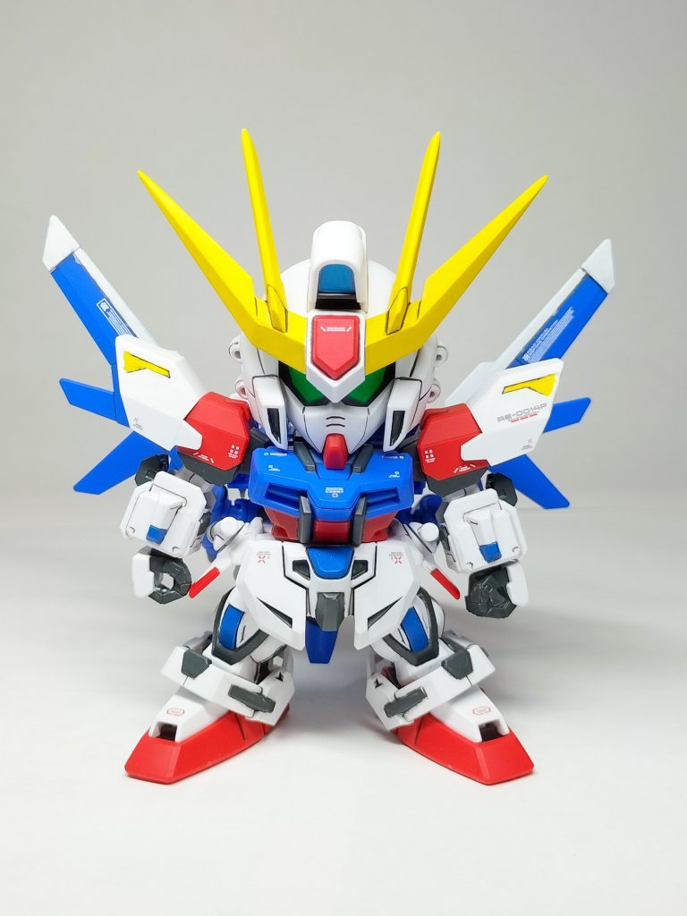 このあたりのBB戦士は初めて組んだのですがパーツ構成はほぼSDEXなんですね。頭身はそれよりやや大きくこのバランスもなかなかいいですね✨️