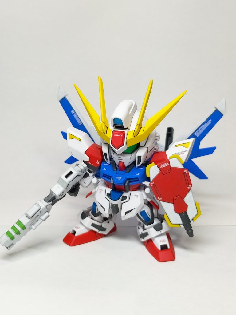武器を装備。ペラペライフルじゃないのが嬉しい(gundam-kao6)