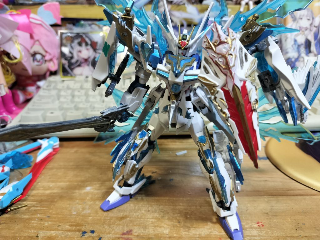 そして現在のブルーアイズストライクドラゴン(モビルスーツモード)です