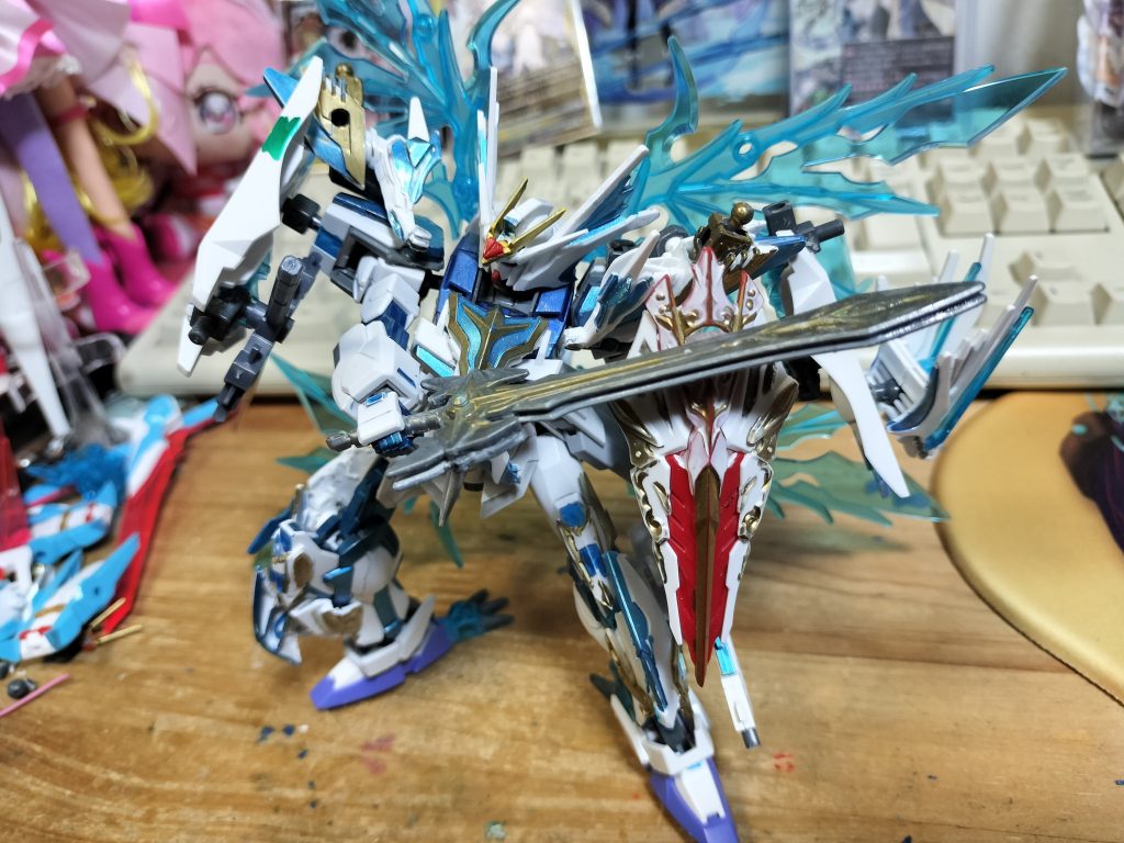 ブルーアイズストライクドラゴン(モビルスーツモード)–2枚目/制作者：heater