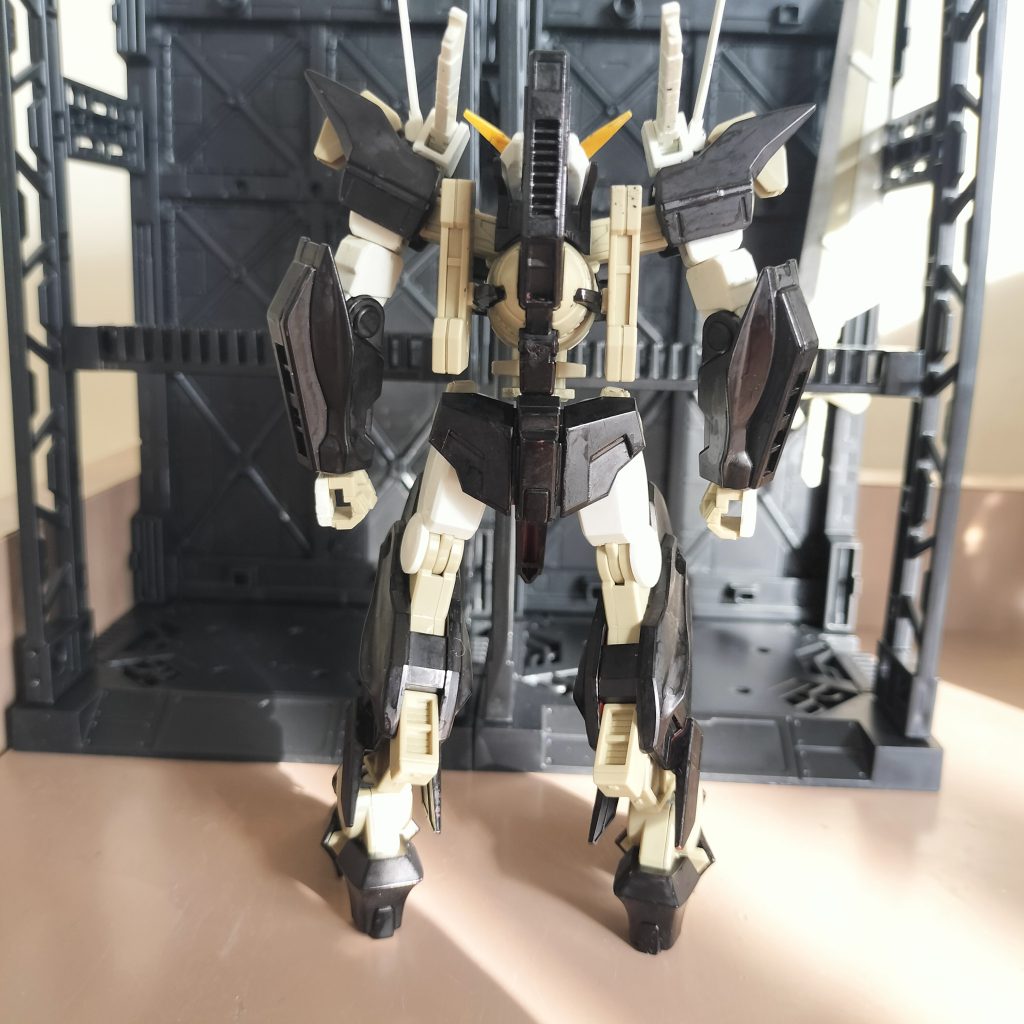 背部には何も装備されていない。この点はスローネシリーズのみならず、トレミー所属の機体達にも見られる。