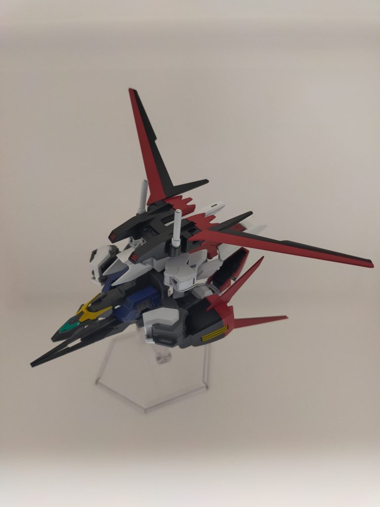 エールストライクユニットです。かなり無理をしているので遠目から見てもらえると助かります。