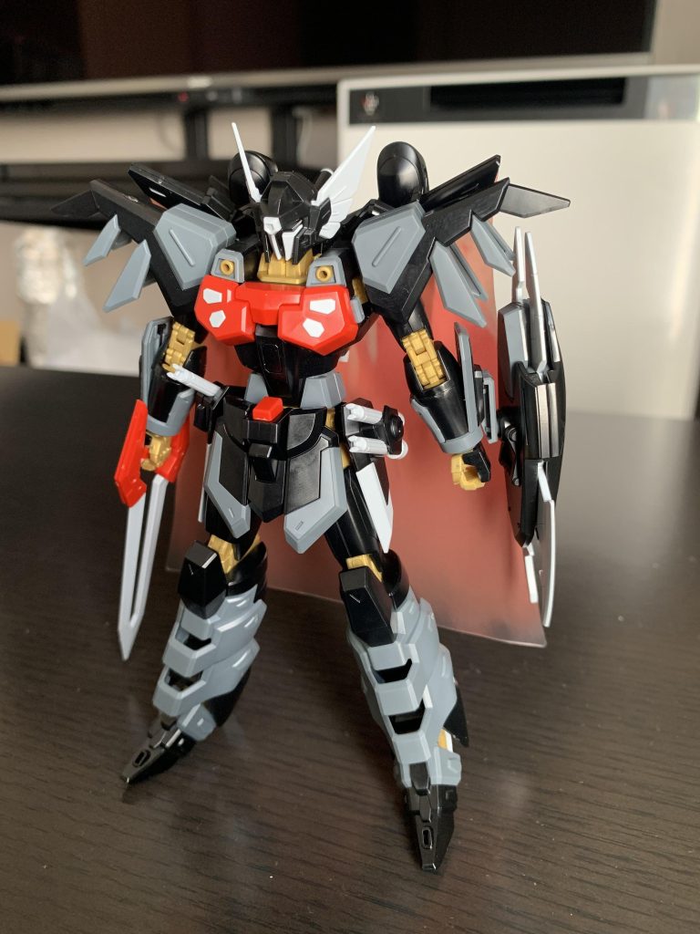 仮組です。色はたりませんが、プロポーションがいいキットです。 